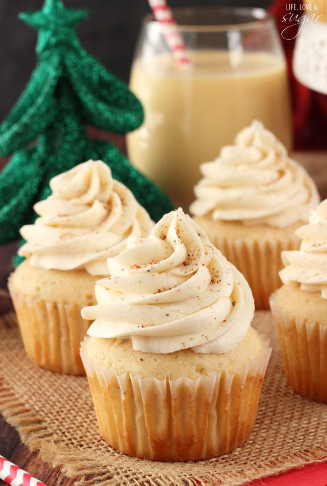 Easy Eggnog Cupcake Recipe