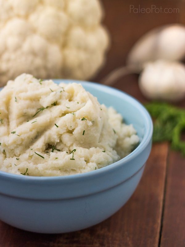 paleo-garlic-cauliflower-mash-potatoes-with-dill