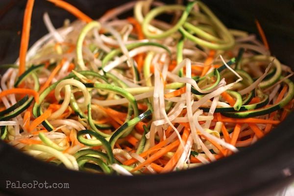 slow cooker chicken pad thai