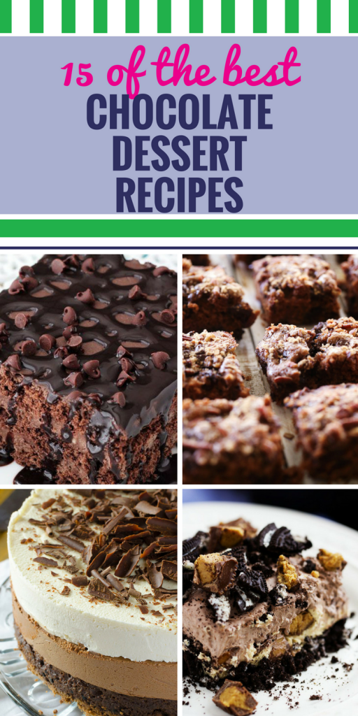 15 Chocolate Dessert Recipes - My Life and Kids