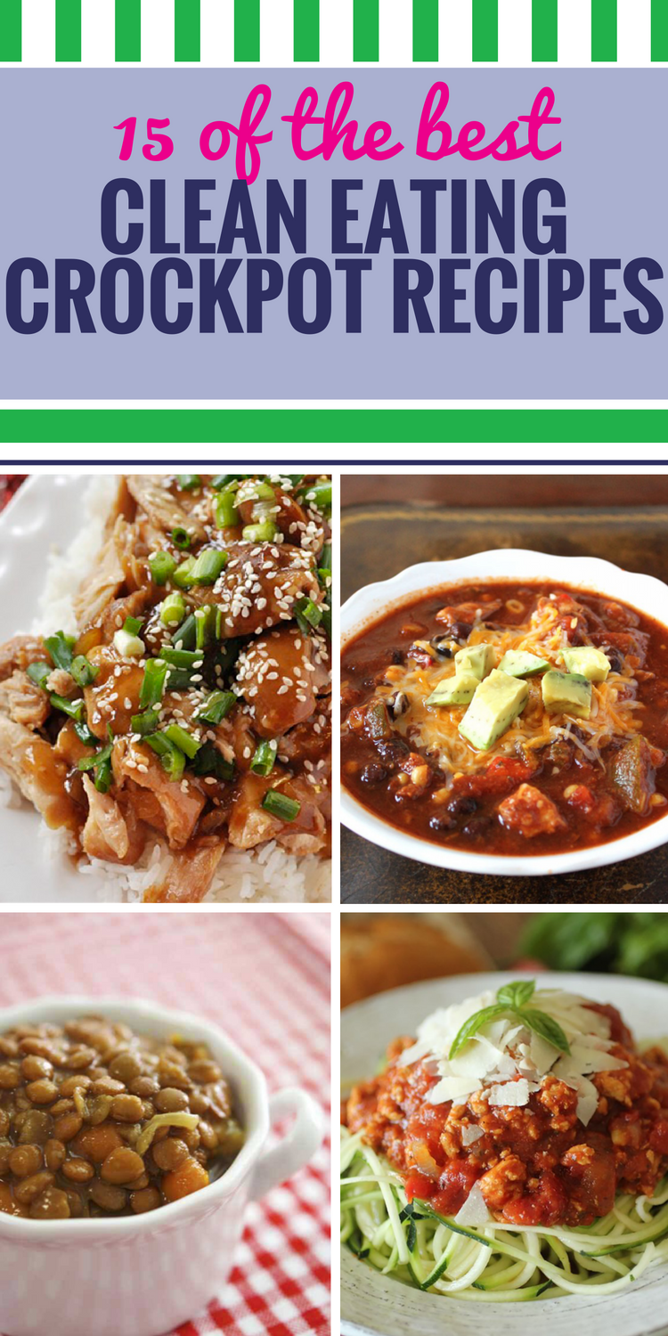 Your slow cooker can be your best friend when it comes to planning your next meal when you're eating clean. Healthy barbecue chicken and great soup for dinner - clean eating never tasted this good. 