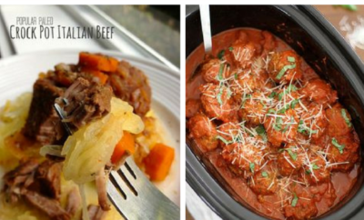 15 Crockpot Italian Recipes. Nothing pleases a crowd like a big Italian dinner. Make a meal big enough to feed the whole family (and plenty of friends) with these pasta, chicken and soup favorites. From decadent and rich to light and healthy, there's something for everyone.