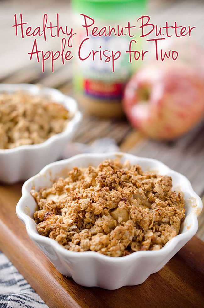 healthy-peanut-butter-apple-crisp-for-two