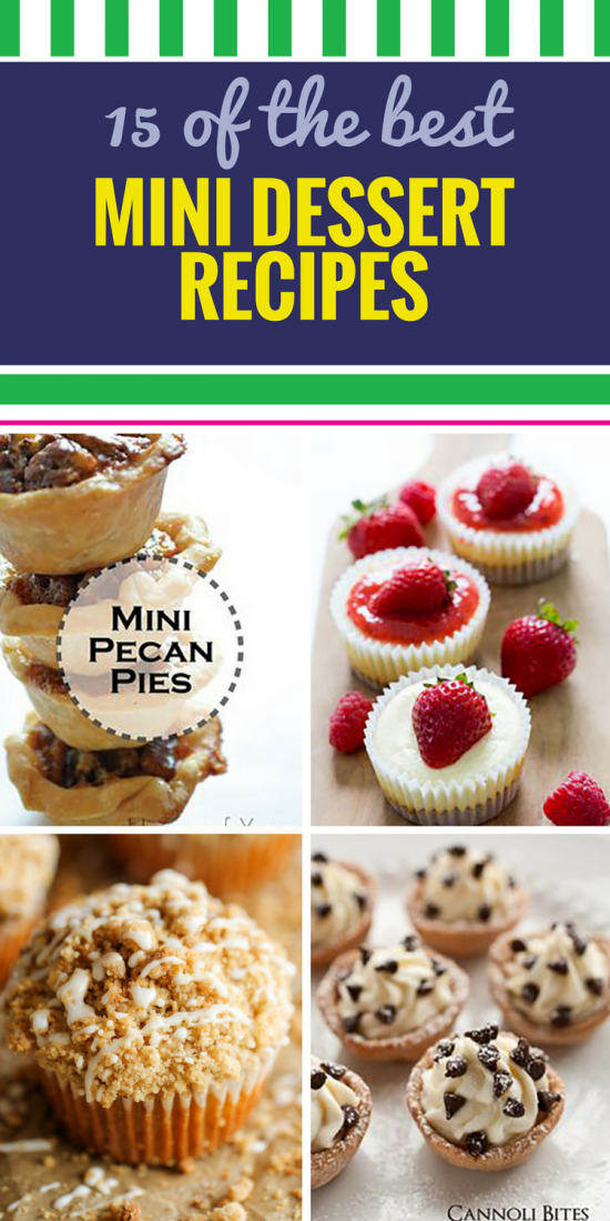 15 Mini Dessert Recipes - My Life and Kids