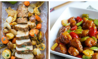 15 Pork Recipes. Need a creative, healthy new way to serve pork for dinner? Whether you're in the mood for Mexican or Italian, we have you covered. You'll want to make the easy one pan roast pork tenderloin (with apples and sage - yum) every night. We even have grilled and crock pot options.