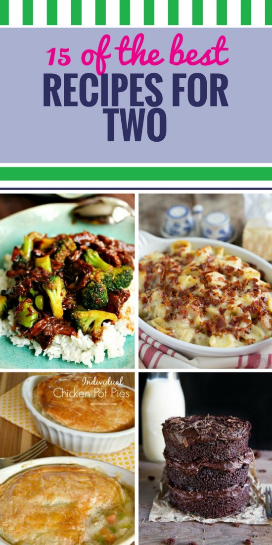 15 Recipes for Two - My Life and Kids
