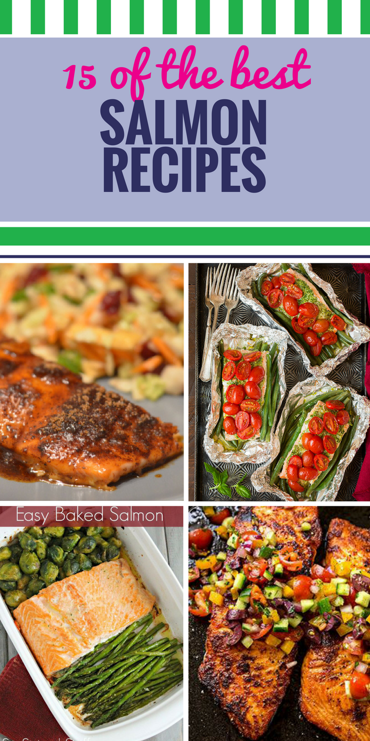 15 Salmon Recipes. Whether it's baked, grilled or pan seared in a skillet, salmon makes a delicious, healthy meal. Our favorite is this easy and fast Simple Salmon for kids recipe - great for dinner or on a salad.
