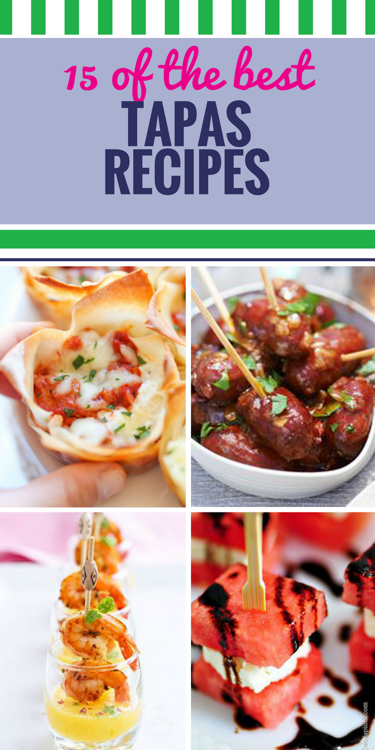 15 Tapas Recipes. Whether they're served before a meal or they make up the entire yummy menu, these easy appetizers will be the hit of your next party.