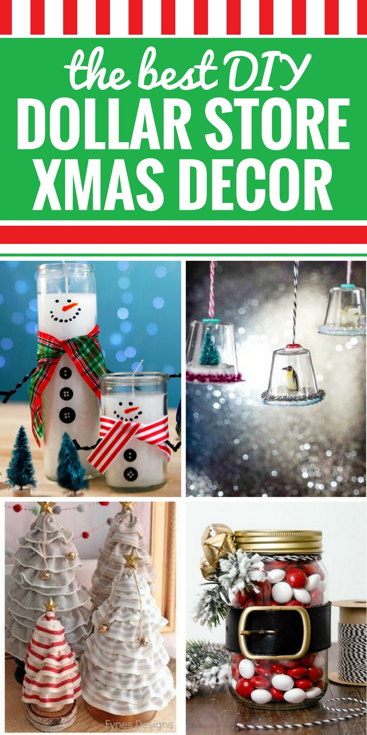 DIY Dollar Store Christmas Decor My Life and Kids