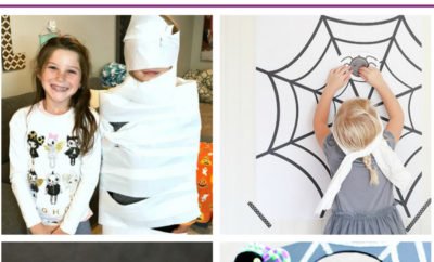 If you're in charge of planning the Halloween party for school, you'll love these 30 DIY Halloween games for kids and for adults. Whether you are planning a preschool party or need something for tweens and tweens, these games are perfect for all ages. (And I included Halloween Minute to Win It games too!) #Halloween #games #kids #teacher #school #party #DIY #minutetowinit #Halloweengames #ideas