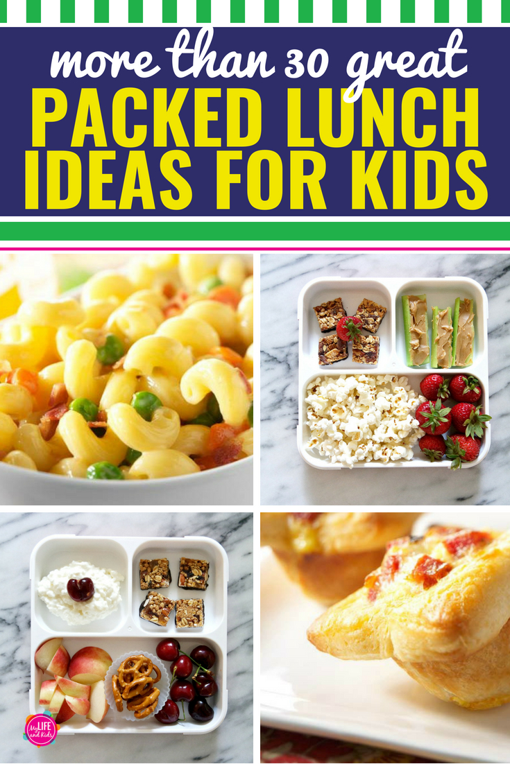 Do you dread packing lunches? Not anymore! These 30 packed lunch ideas are healthy and easy and will inspire you to pack healthy lunches for school every day of the week. From sandwiches to soup and even lunches you can make ahead, these lunch ideas are great for kids. #lunch #backtoschool #packedlunch #recipes #easy