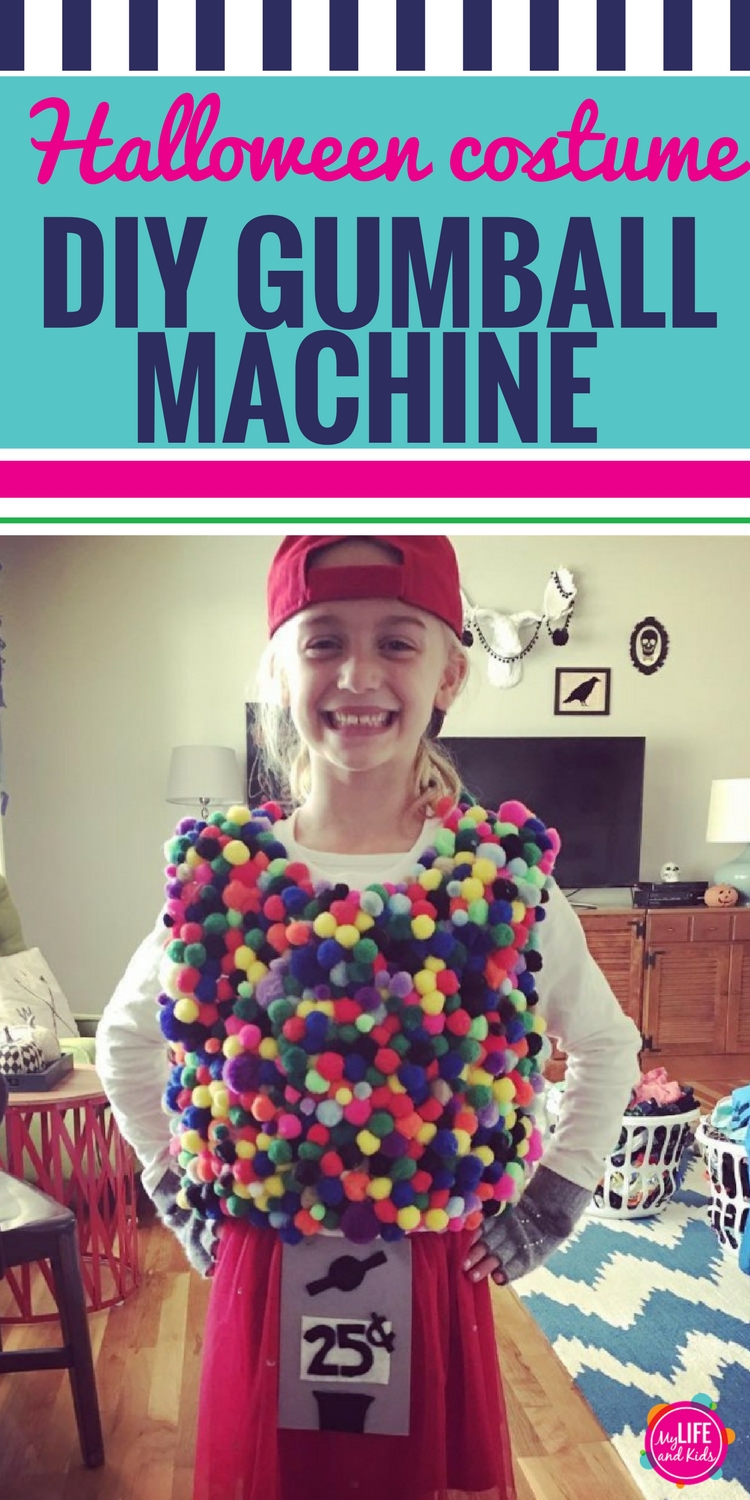 DIY Gumball Machine Halloween Costume