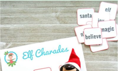 This fun Elf on the Shelf charades game is fun for the whole family. Simple download and print your free printable and play Christmas Elf Charades at your next family holiday party or classroom party. So fun and simple, kids and adults will love it.