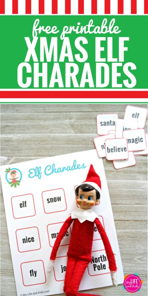 Christmas Elf Charades - My Life and Kids