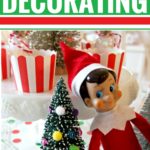 Your kids will LOVE decorating a tree for their Elf on the Shelf. And you will love how SIMPLE this project is. No glue needed. This fun Elf on the Shelf DIY craft is perfect for your next Christmas party for kids.