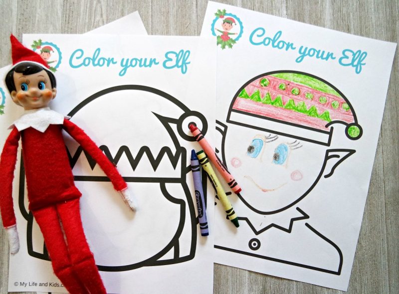 Easy How to Draw an Elf Tutorial and Elf Coloring Page