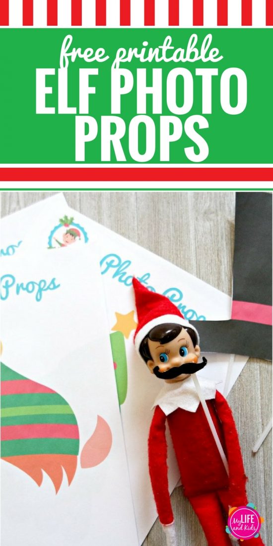 Christmas Elf Photo Props - My Life and Kids