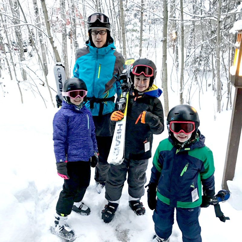 kids ski equipment