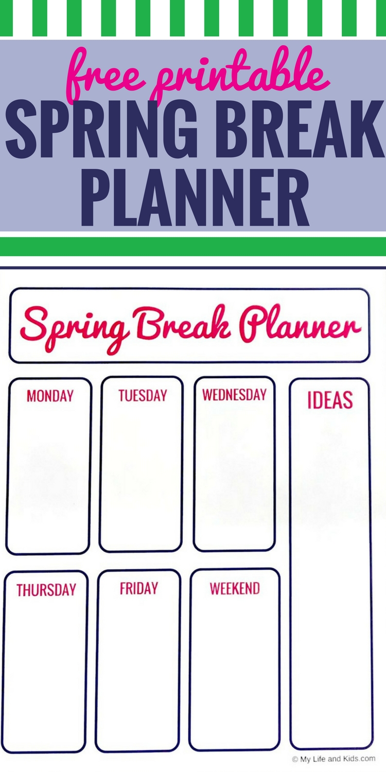 Spending Spring Break at home with the kids and need some ideas? You'll love these fun ideas and pictures to have a staycation that everyone will love and remember - complete with a free spring break planner bucket list printable. #springbreak #staycation #freeprintable #kids #ideas