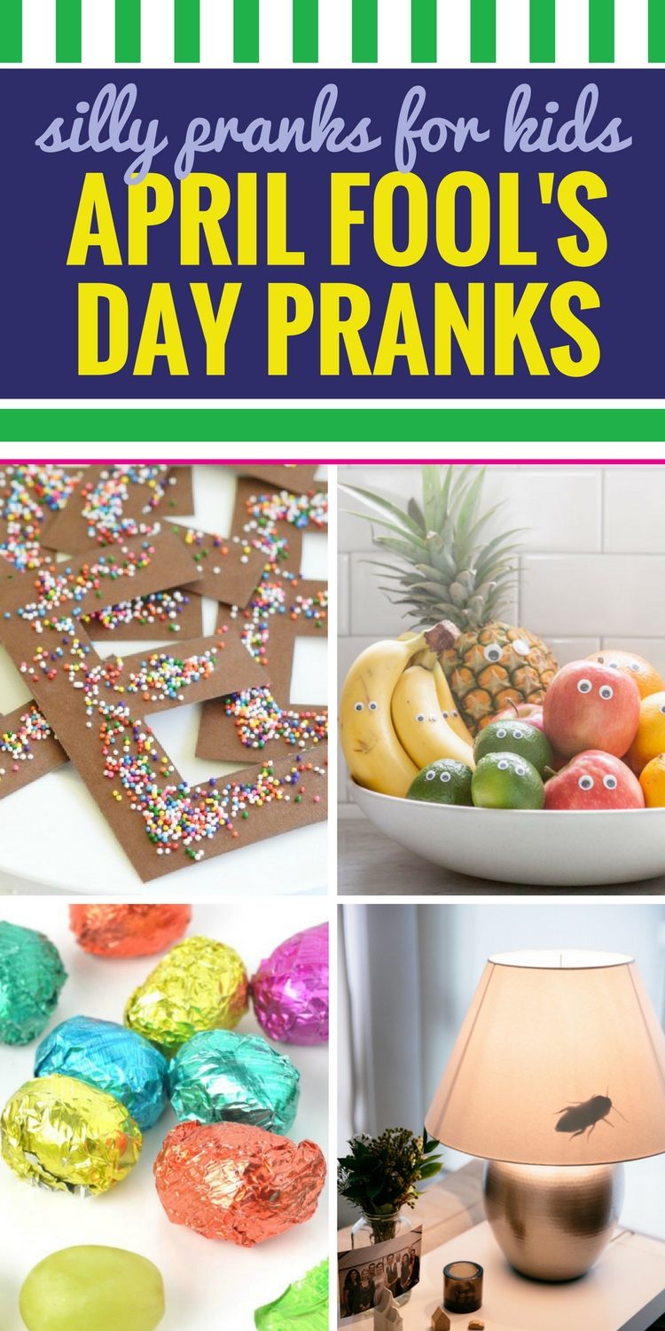 The entire family will love getting in on the fun with these easy April Fool's Day Pranks. From teens to young kids, these funny last-minute pranks are perfect for siblings, friends and even husbands. #AprilFools #silly #pranks #kids #AprilFoolsDay