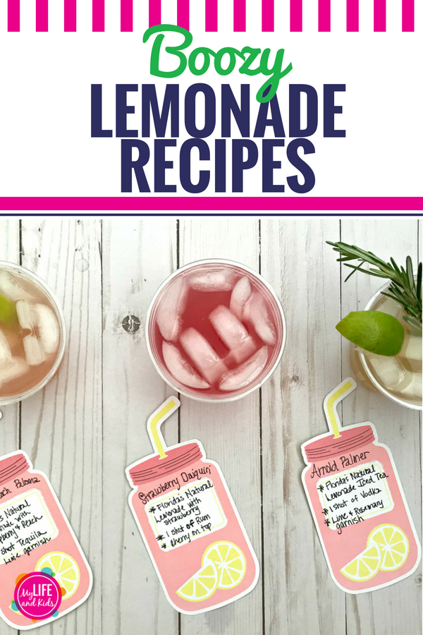 Lemonade cocktails taste like summer, and they could NOT be easier to make! Whether you prefer rum, tequila or vodka, we have a spiked boozy lemonade drink for you! Don't skimp on the alcohol as you follow these recipes to whip up a big batch in a pitcher that you can serve at your next party or adult lemonade stand. #FloridasNatural #ad #summer #cocktail #spiked #alcohol #boozy #lemonade #icedtea #grownups