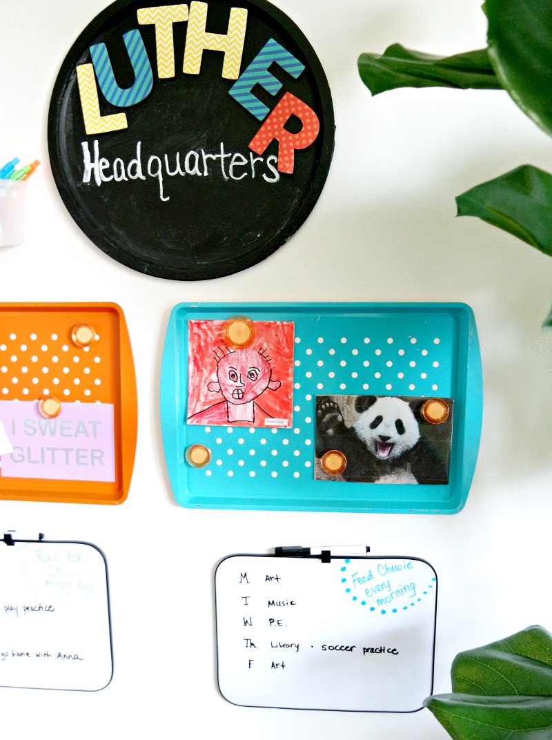 Are you ready to get your family organized? This Dollar Store DIY Command Center is exactly what you need to help your busy kids stay on track! I bought everything at the Dollar Tree for just $1 each, but you could find these things at most Dollar stores (Family Dollar, Dollar General, 99 Cents Only, etc). For less than $20, I was able to create this entire family command center. #commandcenter #backtoschool #organization #dollartree #dollarstore #diy