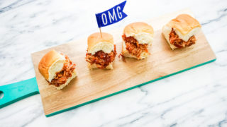 Shredded Chicken Sliders with Homemade BBQ Sauce - My Life ...