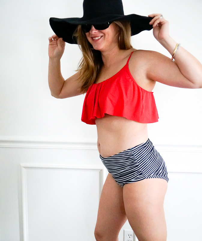 2 piece bathing suits for moms