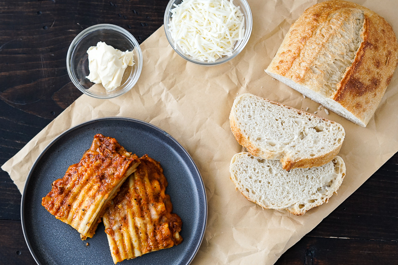 oncor lasagna grilled cheese