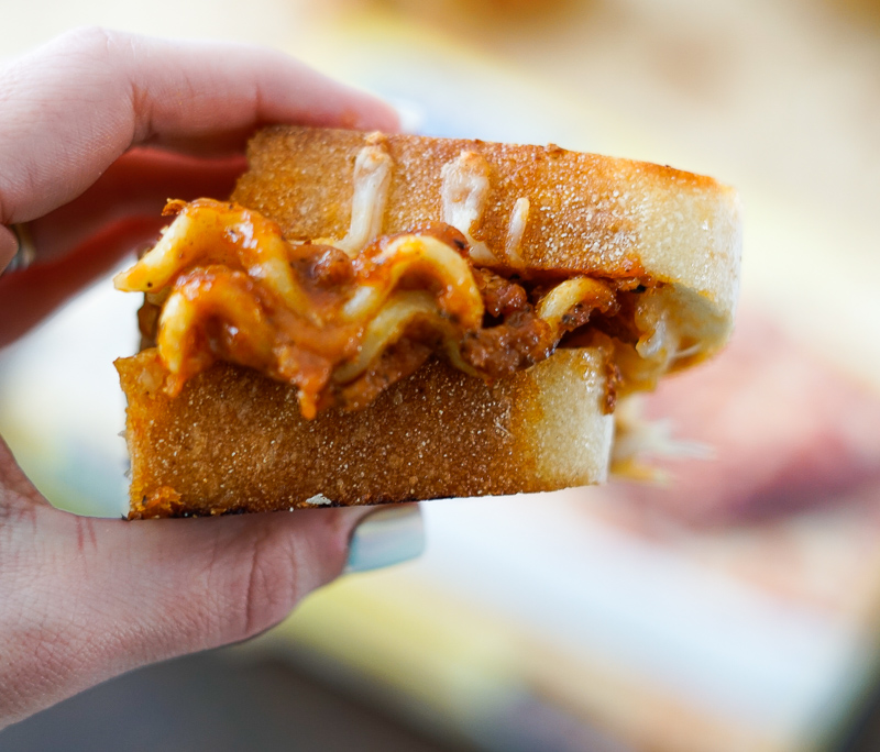 oncor lasagna grilled cheese