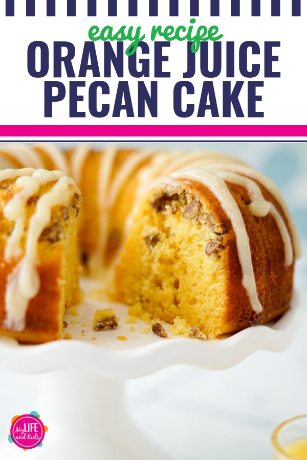 Orange Juice Pecan Cake Recipe