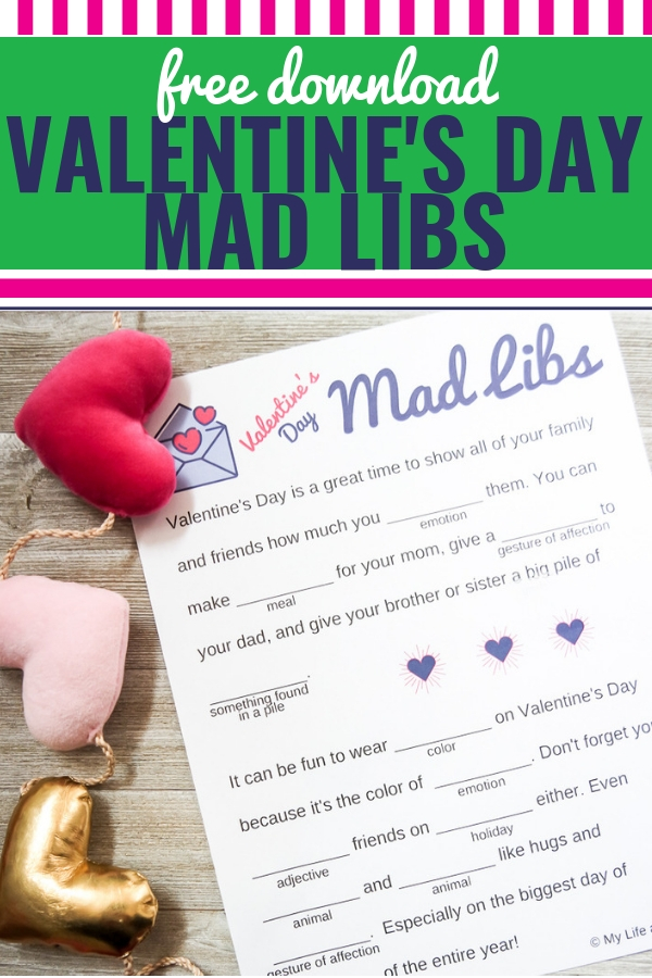 Valentine’s Day Mad Libs – Free Download