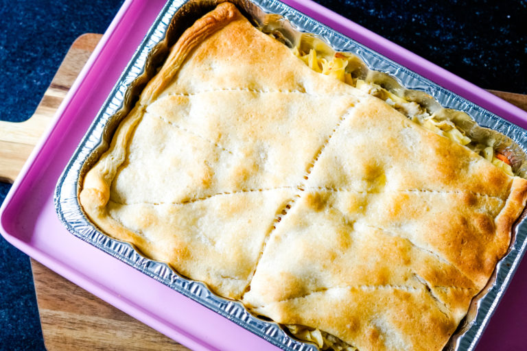 Freezer Chicken and Crescent Roll Casserole - My Life and Kids