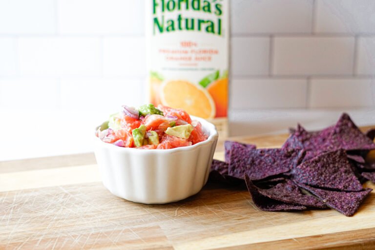 Brighten Up Winter Mealtime with this Fresh Grapefruit, Avocado and Orange Juice Salsa