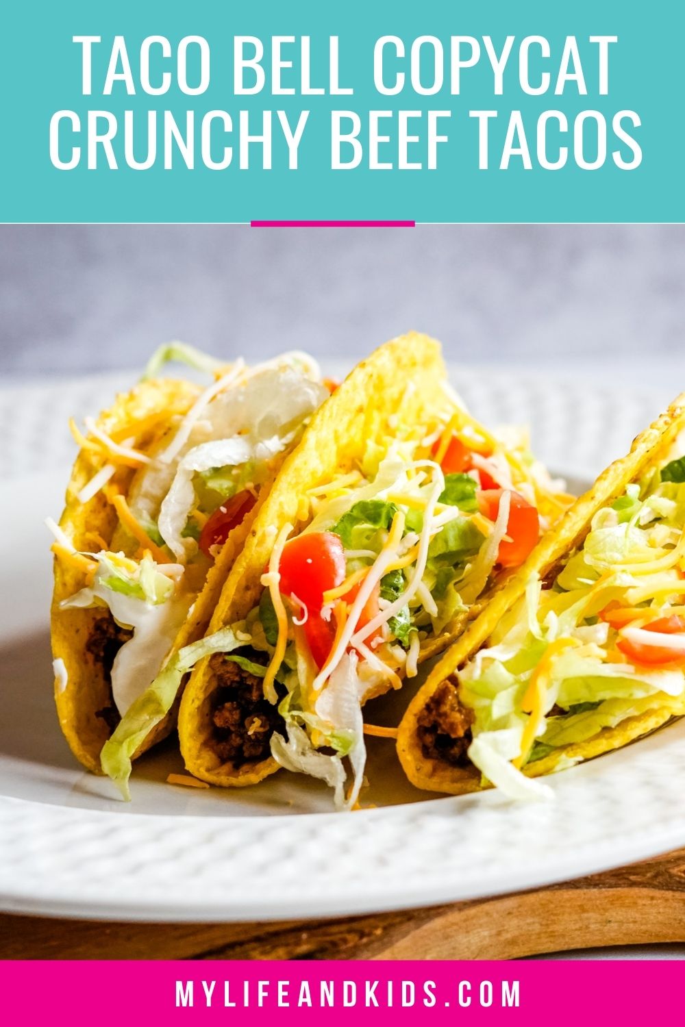 Taco Bell Copycat Crunchy Beef Tacos Recipe - My Life and Kids