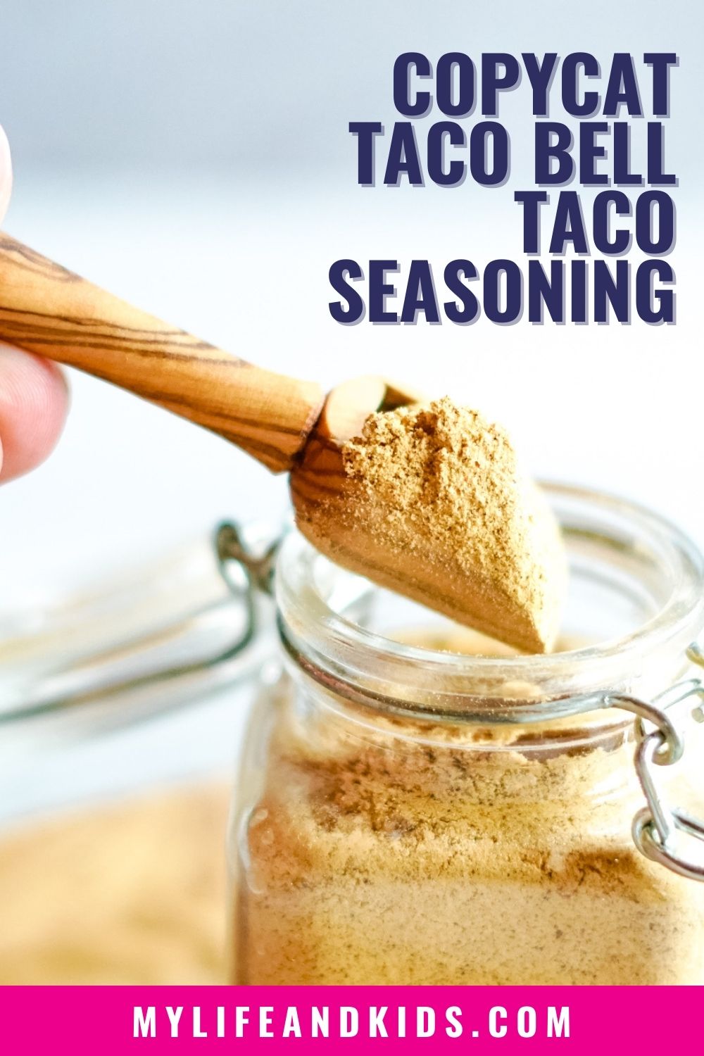 Copycat Taco Bell Taco Seasoning Recipe - My Life And Kids