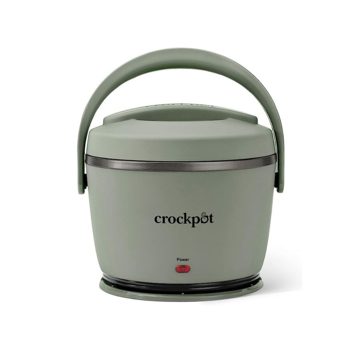 Green crockpot electric lunch box.