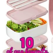 Pinterest pin advertising 10 of our favorite bento boxes