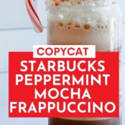 Starbucks Peppermint Mocha Frappuccino Copycat Recipe Pin