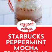 Starbucks Peppermint Mocha Frappuccino Copycat Recipe Pin