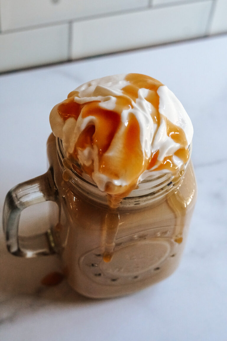 Easy Caramel Brulee Latte Starbucks Copycat Recipe My Life and Kids