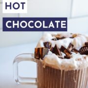 Baileys Hot Chocolate with Peanut Butter Cups Pin