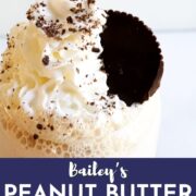 Baileys Peanut Butter Cup Latte Recipe pin
