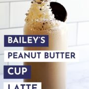 Baileys Peanut Butter Cup Latte Recipe pin