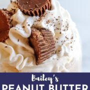 Bailey's Peanut Butter cup Milkshake Recipe Pin