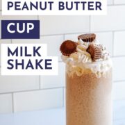 Bailey's Peanut Butter cup Milkshake Recipe Pin