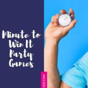 Minute to Win it Party Games Pin