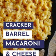 Cracker Barrel Macaroni and Cheese Copycat Recipe Pin