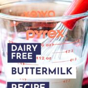 Dairy Free Buttermilk Recipe Pin