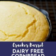 Dairy Free Cracker Barrel Cornbread Muffins Copycat Recipe Pin